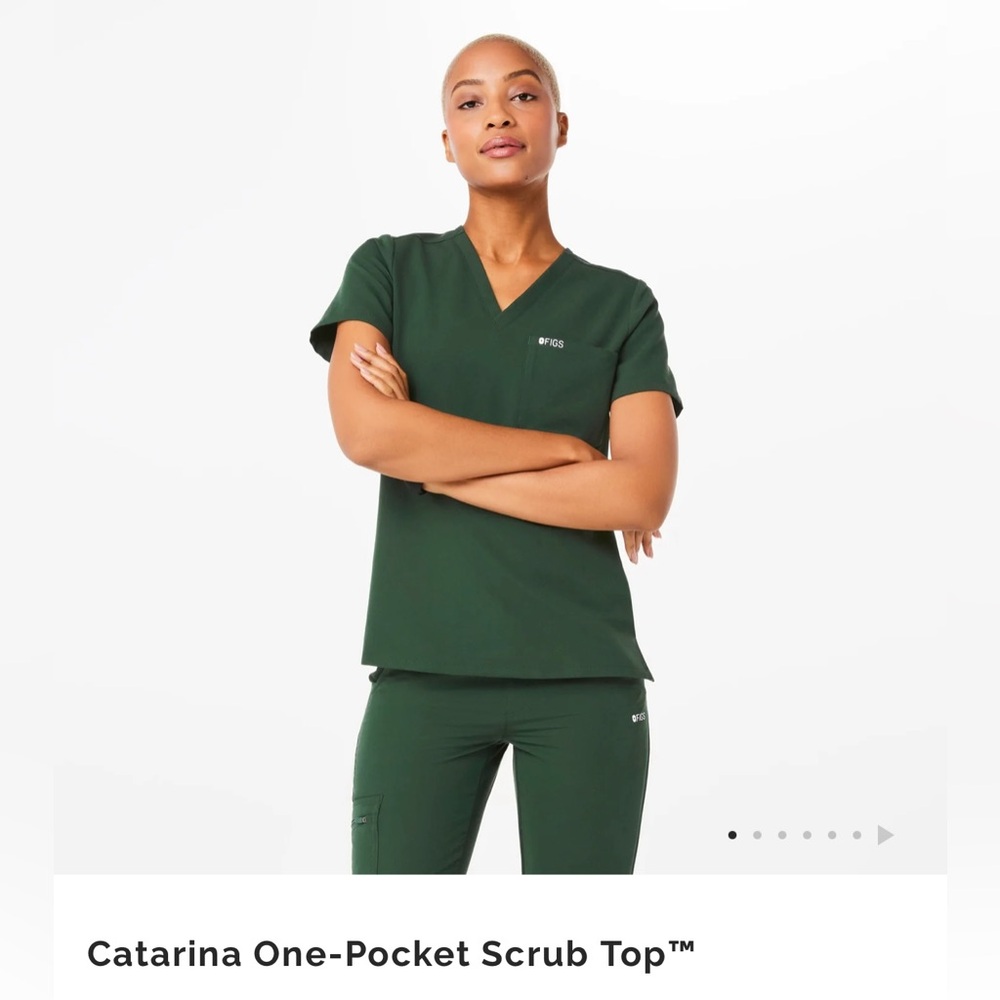 FIGS women’s catarina one-pocket scrub top